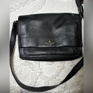 Kate Spade Black Pebbled Leather Crossbody Bag